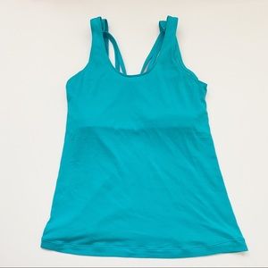 Lululemon teal tank size 4